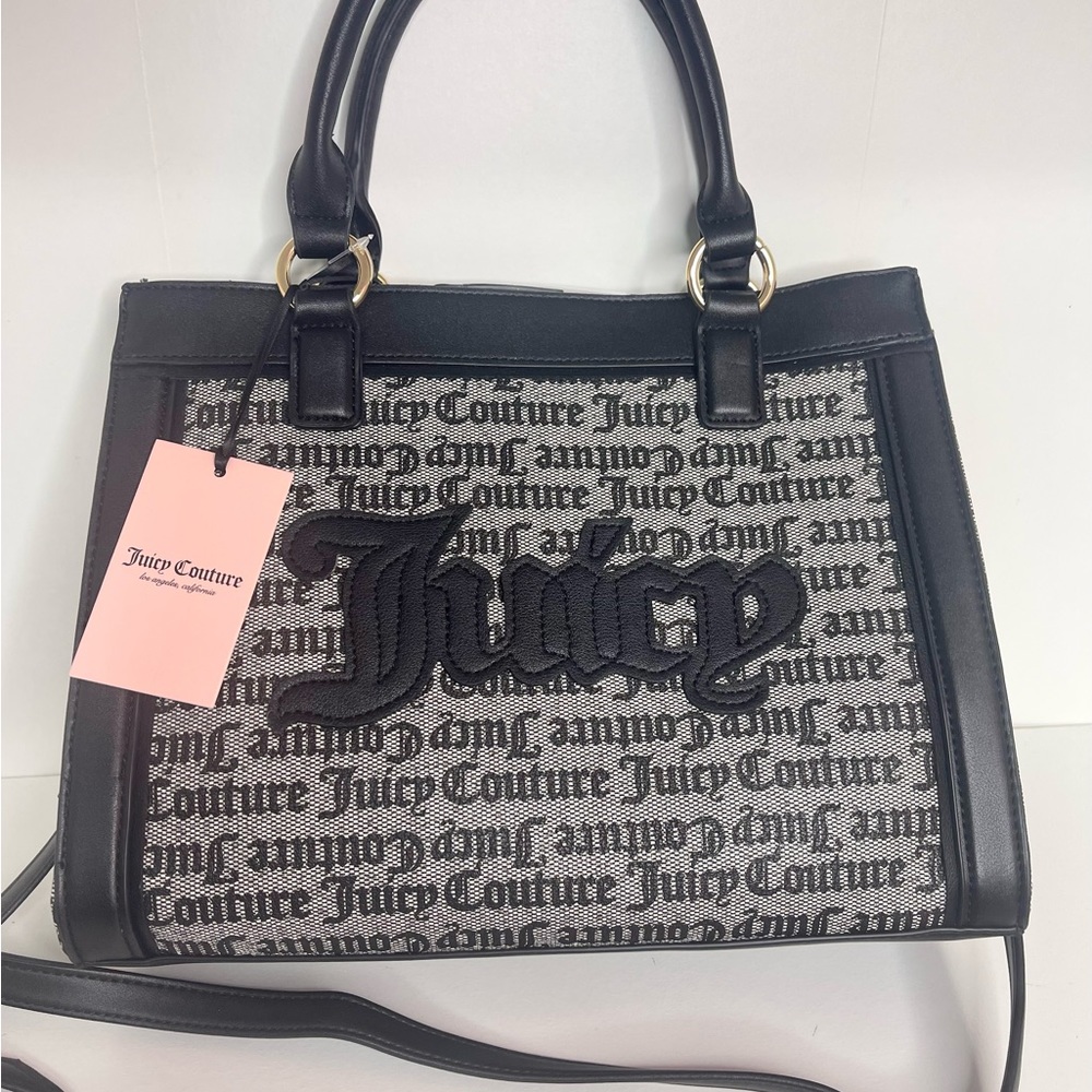 JUICY COUTURE BAG Paparazzi bag black tote - Picture 2 of 4